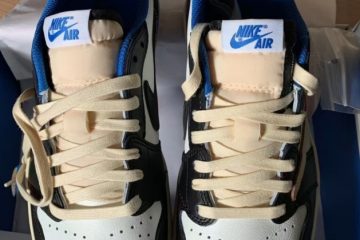 조던 1 x 트래비스 스캇 x 프라그먼트 레트로 로우 OG SP 밀리터리 블루 DM7866-140 photo review