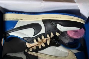 조던 1 x 트래비스 스캇 x 프라그먼트 레트로 로우 OG SP 밀리터리 블루 DM7866-140 photo review